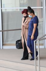 SHARON OSBOURNE Gets Help from a Nurse in Los Angeles 04/22/2021