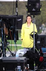 SHEINELLE JONES on the Set of Reopening America for Today Show in Pennsylvania 04/12/2021