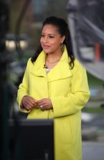 SHEINELLE JONES on the Set of Reopening America for Today Show in Pennsylvania 04/12/2021