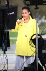 SHEINELLE JONES on the Set of Reopening America for Today Show in Pennsylvania 04/12/2021