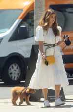 SHIVA SAFAI Out with Her Dog in Los Angeles 04/07/2021