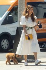 SHIVA SAFAI Out with Her Dog in Los Angeles 04/07/2021
