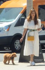 SHIVA SAFAI Out with Her Dog in Los Angeles 04/07/2021