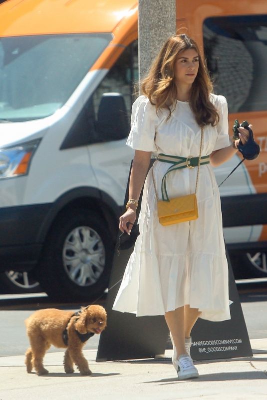 SHIVA SAFAI Out with Her Dog in Los Angeles 04/07/2021