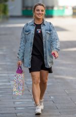 SIAN WELBY Leaves Global Studios in London 04/22/2021