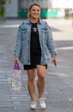 SIAN WELBY Leaves Global Studios in London 04/22/2021