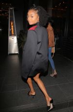 SKAI JACKSON and LEXI UNDERWOOD Night Out in Beverly Hills 04/23/2021
