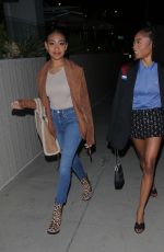 SKAI JACKSON and LEXI UNDERWOOD Night Out in Beverly Hills 04/23/2021