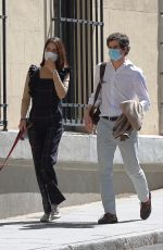 SOFIA PALAZUELO Out with Her Dog in Madrid 04/09/2021