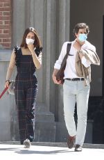 SOFIA PALAZUELO Out with Her Dog in Madrid 04/09/2021