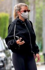 SOFIA RICHIE Arrivers at Pilates Class in West Hollywood 04/21/2021