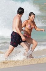 SOFIA RICHIE in Bikini and Elliot Grainge at a Beach in St Barts 04/18/2021