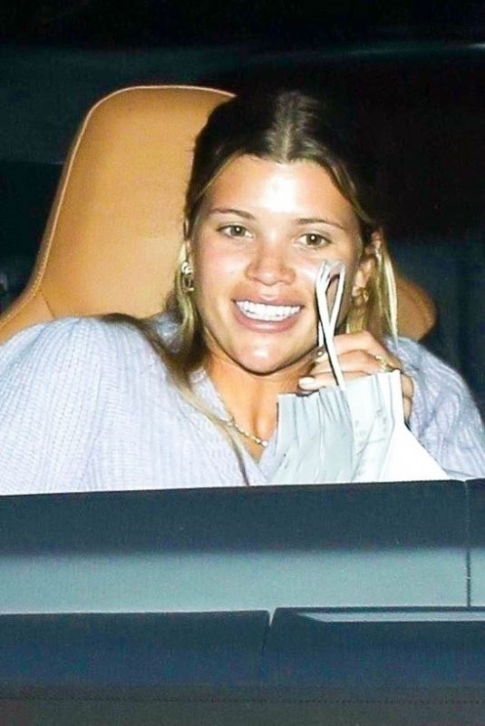 SOFIA RICHIE Out Driving with a Mystery Man in Los Angeles 04/05/2021