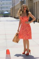 SOFIA VERGARA Arrives at America