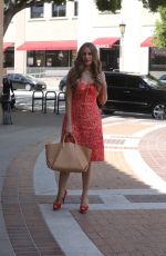 SOFIA VERGARA Arrives at America