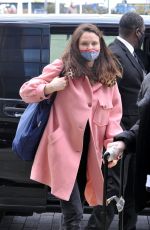 SOPHIE ELLIS-BEXTOR Arrives on the Set of Name that Tune in Manchester 04/07/2021