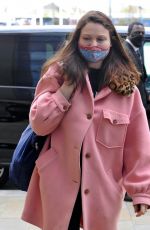SOPHIE ELLIS-BEXTOR Arrives on the Set of Name that Tune in Manchester 04/07/2021