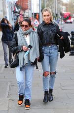 SOPHIE HABBO Out with a Friend in London 04/14/2021