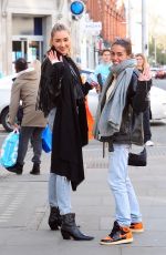SOPHIE HABBO Out with a Friend in London 04/14/2021