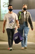 SOPHIE TURNER and Joe Jonas Out Shopping in Los Angeles 04/21/2021