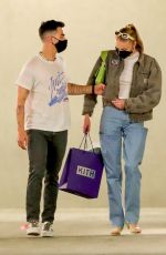 SOPHIE TURNER and Joe Jonas Out Shopping in Los Angeles 04/21/2021