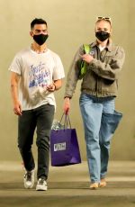 SOPHIE TURNER and Joe Jonas Out Shopping in Los Angeles 04/21/2021