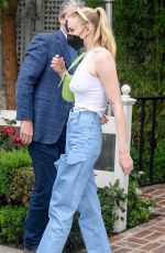 SOPHIE TURNER Out Shopping in Los Angeles 04/21/2021