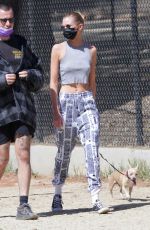 STELLA MAXWELL and Marc Eram Out in Los Angeles 04/18/2021