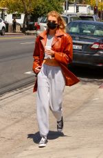 STELLA MAXWELL at Blue Bottle Coffee in Los Feliz 04/10/2021