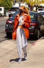 STELLA MAXWELL at Blue Bottle Coffee in Los Feliz 04/10/2021