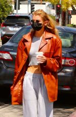 STELLA MAXWELL at Blue Bottle Coffee in Los Feliz 04/10/2021