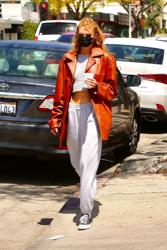 STELLA MAXWELL at Blue Bottle Coffee in Los Feliz 04/10/2021