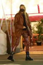STELLA MAXWELL Out for Dinner in Los Angeles 04/14/2021