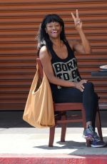 SUFE BRADSHAW Out for Lunch at Kings Cafe in Los Angeles 04/27/2021