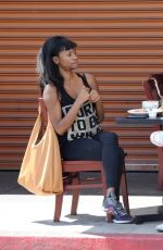 SUFE BRADSHAW Out for Lunch at Kings Cafe in Los Angeles 04/27/2021