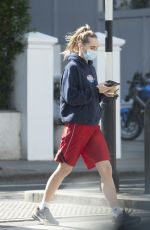 SUKI WATERHOUSE and Robert Pattinson Out in Notting Hill 04/19/2021