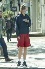 SUKI WATERHOUSE and Robert Pattinson Out in Notting Hill 04/19/2021