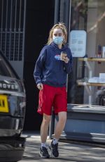 SUKI WATERHOUSE and Robert Pattinson Out in Notting Hill 04/19/2021