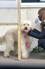 SUMMER MONTEYS-FULLAM Takes Her Dog to the Vets in London 04/10/2021