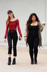 SUTEARA VAUGHN and OLIVIA E SCOTT Out for Coffee at Starbucks in Los Angeles 04/24/2021