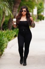 SUTEARA VAUGHN and OLIVIA E SCOTT Out for Coffee at Starbucks in Los Angeles 04/24/2021