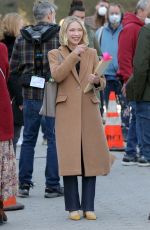 TAVI GEVINSON on the Set of Gossip Girl in New York 04/06/2021