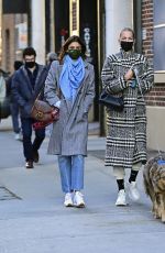 TAYLOR HILL Out in New York 04/04/2021