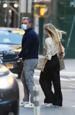 TAYLOR NEISEN and Liev Schreiber Out in New York 04/13/2021