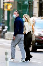 TAYLOR NEISEN and Liev Schreiber Out in New York 04/13/2021