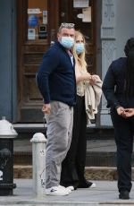 TAYLOR NEISEN and Liev Schreiber Out in New York 04/13/2021