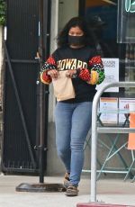 TAYLOR SIMONE LEDWARD Out for Lunch to go in Los Feliz 04/23/2021