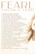 TAYLOR SWIFT - Fearless Booklet, 2021