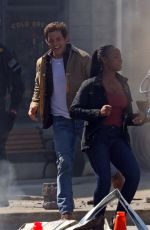 TIKA STUMPER on the Set of Sonic the Hedgehog 2 in Vancouver 04/20/2021