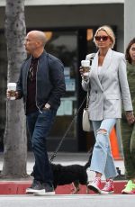 TINA LOUISE and Brett Oppenheim Out for Coffee in Los Angeles 04/21/2021